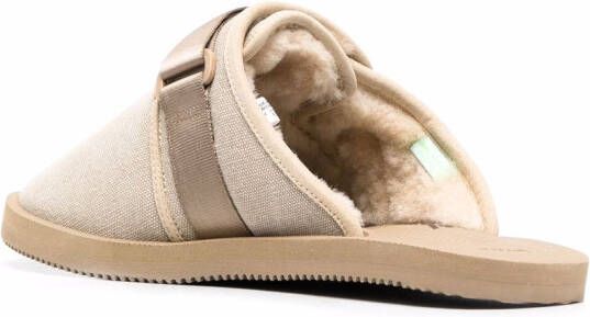 Suicoke x Daniel Arsham Zavo pantoffels Beige