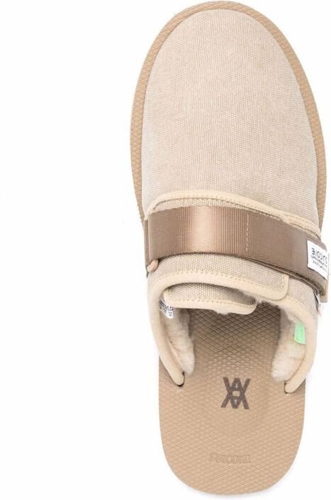 Suicoke x Daniel Arsham Zavo pantoffels Beige