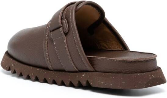 Suicoke x Marsell Zavo leren muiltjes Bruin