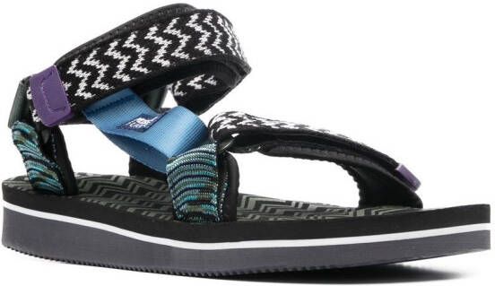 Suicoke x Missoni DEPA-SM-VAR1 sandalen Zwart