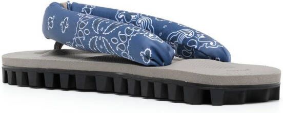 Suicoke x Needles GETA sandalen met bandjes Blauw