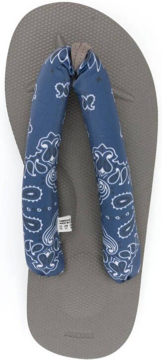 Suicoke x Needles GETA sandalen met bandjes Blauw