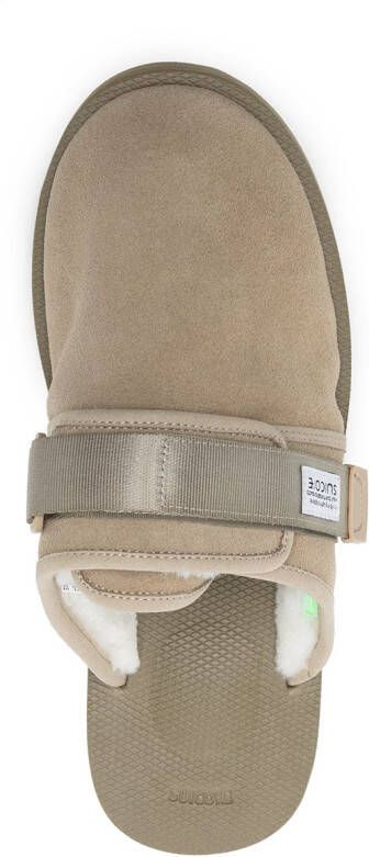 Suicoke ZAVO-Mab lammy slippers Beige