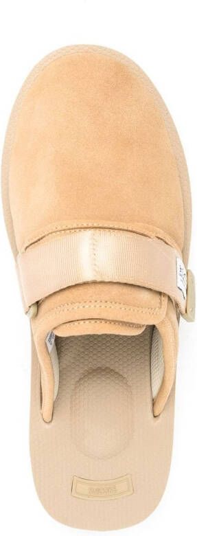 Suicoke Zavo slippers met klittenband Bruin