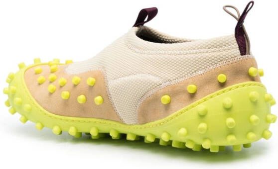 Sunnei 1000Chiodi suède sneakers Beige