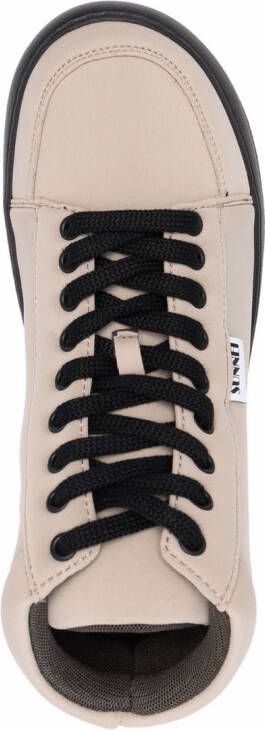 Sunnei Sneakers met chunky zool Beige