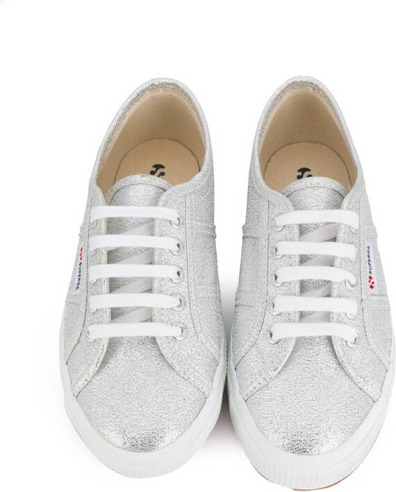 Superga Kids Vetersneakers Zilver