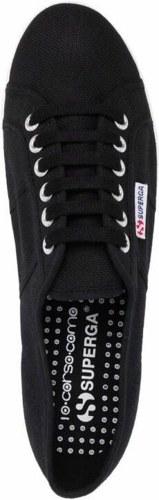 Superga Sneakers met abstracte print Zwart