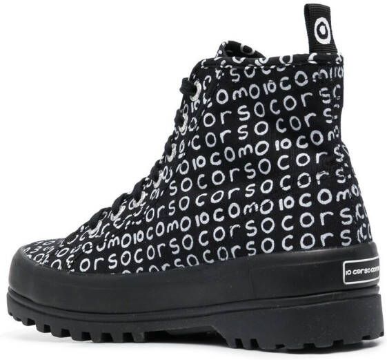 Superga x 10 Corso Como canvas sneakers Zwart
