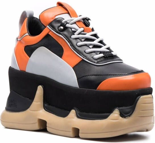 SWEAR Air Revive Nitro sneakers met plateauzool Oranje