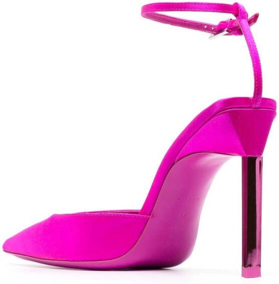 The Attico Perine satijnen pumps Roze