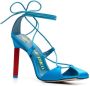 The Attico Adele 105 vetersandalen Blauw - Thumbnail 2