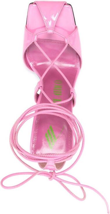 The Attico Adele 105 sandalen Roze