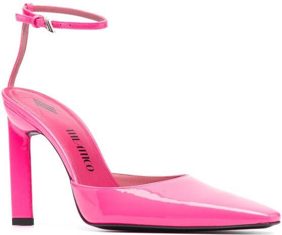 The Attico Amber pumps met enkelbandje Roze