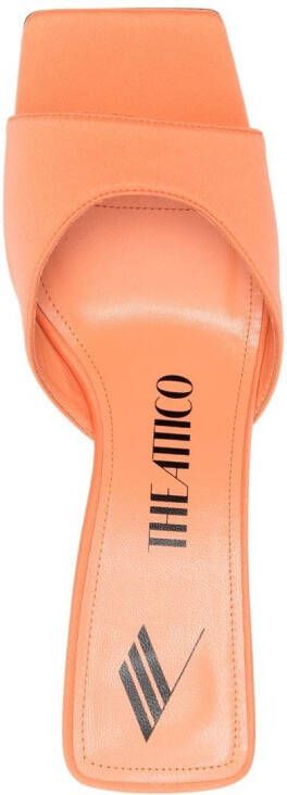 The Attico Anais sandalen met vierkante neus Oranje