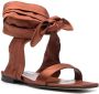 The Attico Sandalen met enkelbandje Bruin - Thumbnail 2