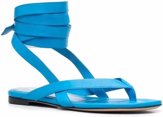 The Attico Beth sandalen Blauw