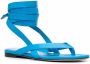 The Attico Beth sandalen Blauw - Thumbnail 2