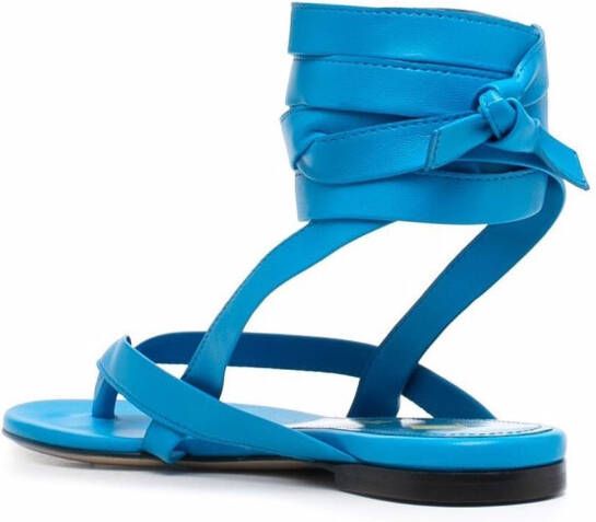 The Attico Beth sandalen Blauw