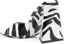 The Attico Devon muiltjes met zebraprint Wit - Thumbnail 3