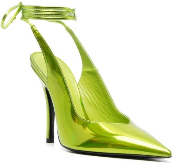 The Attico Holografische pumps Groen