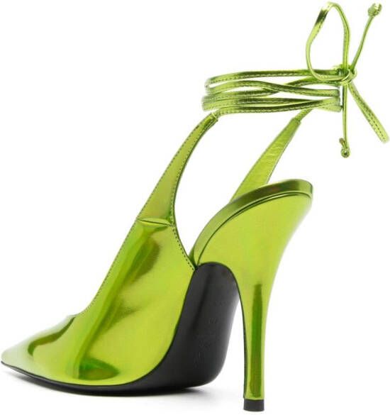 The Attico Holografische pumps Groen