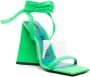 The Attico Isa sandalen met open neus Groen - Thumbnail 2