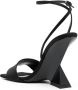 The Attico Cheope 105 sandalen Zwart - Thumbnail 3