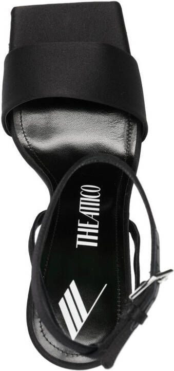 The Attico Cheope 105 sandalen Zwart