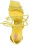 The Attico 80 mm leren sandalen met strikdetail Geel - Thumbnail 4