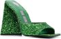 The Attico Luz sandalen met glitter Groen - Thumbnail 2