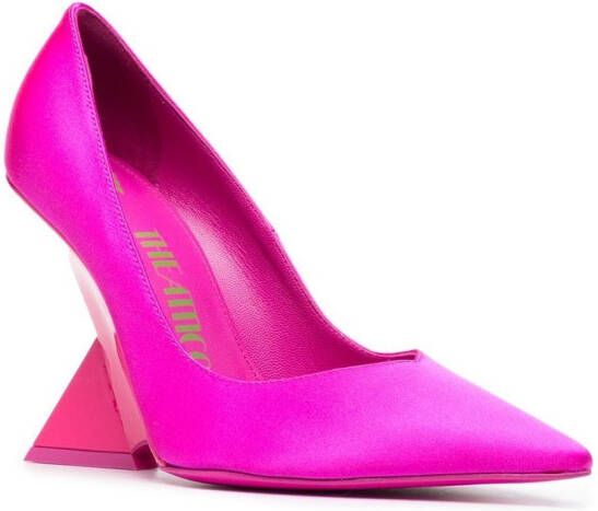 The Attico Pumps met bewerkte hak Roze