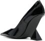 The Attico Pumps met bewerkte hak Zwart - Thumbnail 3