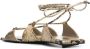 The Attico René leren sandalen Beige - Thumbnail 3