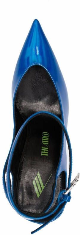 The Attico Slingback pumps met puntige neus Blauw