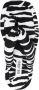 The Attico Slippers met zebraprint Wit - Thumbnail 4