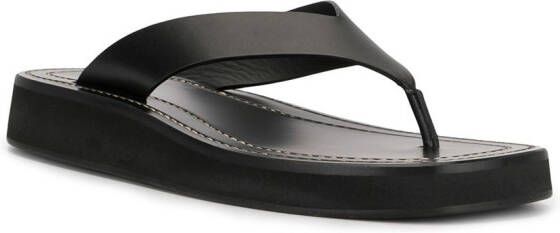 The Row Ginza sandalen met plateauzool Zwart