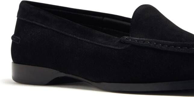 The Row Ruth suède loafers Zwart