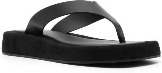 The Row Ginza sandalen Zwart