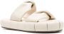 Themoirè Phoenix gedraaide slippers Beige - Thumbnail 2
