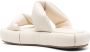 Themoirè Phoenix gedraaide slippers Beige - Thumbnail 3
