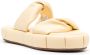 Themoirè Phoenix gedraaide slippers Geel - Thumbnail 2
