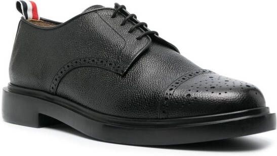 Thom Browne Derby schoenen met ronde neus Zwart