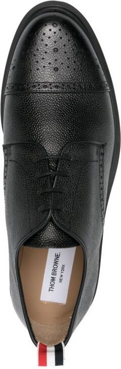 Thom Browne Derby schoenen met ronde neus Zwart