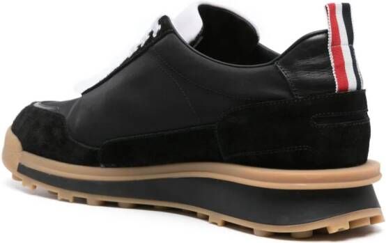 Thom Browne Alumni sneakers met vlakken Zwart