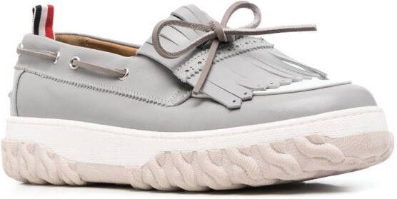 Thom Browne Bootschoenen met afwerking Grijs