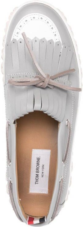 Thom Browne Bootschoenen met afwerking Grijs