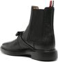 Thom Browne Chelsea leren laarzen met strikdetail Zwart - Thumbnail 3