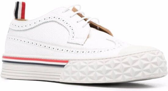 Thom Browne Collegiate low-top sneakers Wit