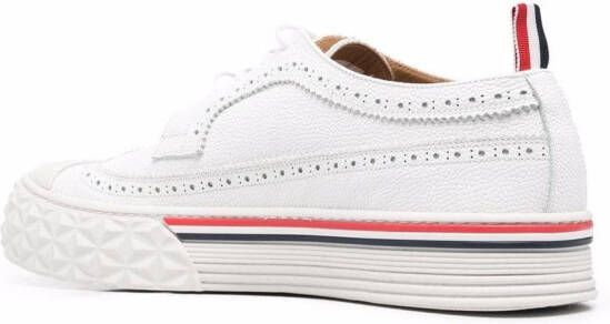 Thom Browne Collegiate low-top sneakers Wit